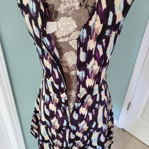 NWOT cute watercolors print romper dress  S/XL - Picture 6 of 8